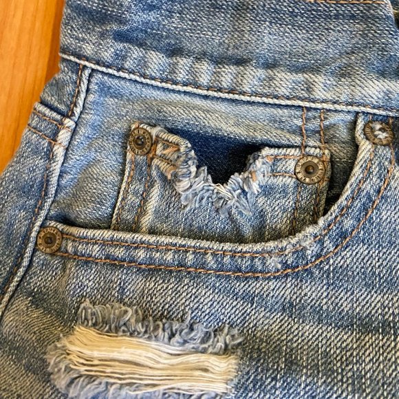 American Eagle Vintage Hi-Rise Festival denim shorts - Picture 3 of 7